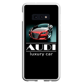 Чехол для Samsung S10E с принтом AUDI luxury car в Курске, Силикон | Область печати: задняя сторона чехла, без боковых панелей | ауди | машина