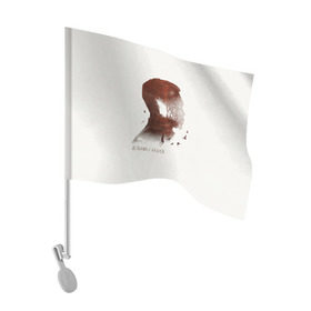 Флаг для автомобиля с принтом Дельфин/Андрей в Курске, 100% полиэстер | Размер: 30*21 см | дельфин