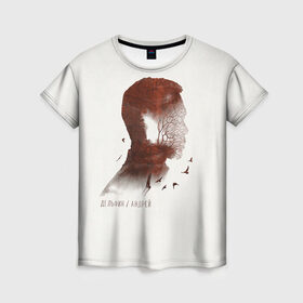 Женская футболка 3D с принтом Дельфин/Андрей в Курске, 100% полиэфир ( синтетическое хлопкоподобное полотно) | прямой крой, круглый вырез горловины, длина до линии бедер | дельфин