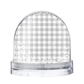 Снежный шар с принтом Grey squares в Курске, Пластик | Изображение внутри шара печатается на глянцевой фотобумаге с двух сторон | белый | клеточка | серый | текстура