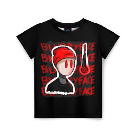 Детская футболка 3D с принтом Blurryface в Курске, 100% гипоаллергенный полиэфир | прямой крой, круглый вырез горловины, длина до линии бедер, чуть спущенное плечо, ткань немного тянется | Тематика изображения на принте: rock | t.o.p. | top | twenty one pilots | рок