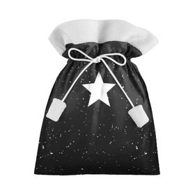 Подарочный 3D мешок с принтом Super Star в Курске, 100% полиэстер | Размер: 29*39 см | black | milk | блэк | брызги | звезда | милк | текстура | узор