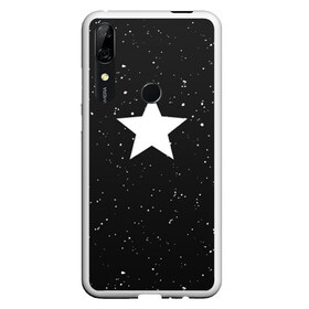 Чехол для Honor P Smart Z с принтом Super Star в Курске, Силикон | Область печати: задняя сторона чехла, без боковых панелей | Тематика изображения на принте: black | milk | блэк | брызги | звезда | милк | текстура | узор