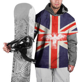 Накидка на куртку 3D с принтом Флаг Англии с белым орлом в Курске, 100% полиэстер |  | Тематика изображения на принте: london | англия | белый | брызги | великобритания | империя | клякса | крылья | лондон | необычный | объеденное королевство | орел | птица | символ | сокол | туманный альбион | флаг