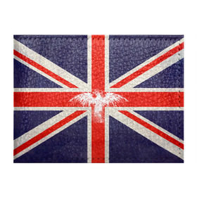 Обложка для студенческого билета с принтом Флаг Англии с белым орлом в Курске, натуральная кожа | Размер: 11*8 см; Печать на всей внешней стороне | london | англия | белый | брызги | великобритания | империя | клякса | крылья | лондон | необычный | объеденное королевство | орел | птица | символ | сокол | туманный альбион | флаг