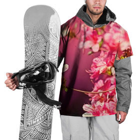 Накидка на куртку 3D с принтом Сакура в Курске, 100% полиэстер |  | Тематика изображения на принте: 3d | flower | nature | pink | sakura | весна | деревья | природа | розовый | сакура | цветы | япония