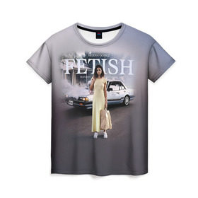 Женская футболка 3D с принтом Selena Gomez в Курске, 100% полиэфир ( синтетическое хлопкоподобное полотно) | прямой крой, круглый вырез горловины, длина до линии бедер | Тематика изображения на принте: selena gomez