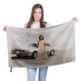 Флаг 3D с принтом Selena Gomez в Курске, 100% полиэстер | плотность ткани — 95 г/м2, размер — 67 х 109 см. Принт наносится с одной стороны | selena gomez