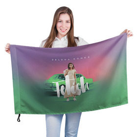 Флаг 3D с принтом Selena Gomez в Курске, 100% полиэстер | плотность ткани — 95 г/м2, размер — 67 х 109 см. Принт наносится с одной стороны | Тематика изображения на принте: selena gomez