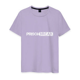 Мужская футболка хлопок с принтом Prison break 1 в Курске, 100% хлопок | прямой крой, круглый вырез горловины, длина до линии бедер, слегка спущенное плечо. | 