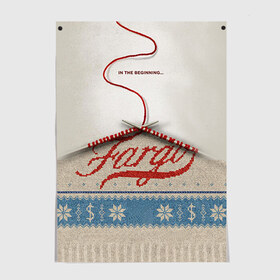Постер с принтом Fargo в Курске, 100% бумага
 | бумага, плотность 150 мг. Матовая, но за счет высокого коэффициента гладкости имеет небольшой блеск и дает на свету блики, но в отличии от глянцевой бумаги не покрыта лаком | фарго