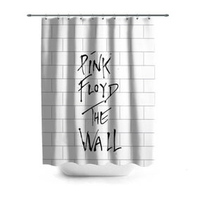 Штора 3D для ванной с принтом The Wall в Курске, 100% полиэстер | плотность материала — 100 г/м2. Стандартный размер — 146 см х 180 см. По верхнему краю — пластиковые люверсы для креплений. В комплекте 10 пластиковых колец | pink floyd | пинк флоид