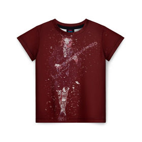 Детская футболка 3D с принтом Red в Курске, 100% гипоаллергенный полиэфир | прямой крой, круглый вырез горловины, длина до линии бедер, чуть спущенное плечо, ткань немного тянется | ac dc | angus | young | ангус | эйси диси | янг