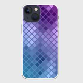 Чехол для iPhone 13 mini с принтом Snake в Курске,  |  | blue | disco | geometry | skin | snake | square | violet | абстракция | блеск | геометрия | диско | змея | кожа | орнамент | паттерн