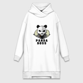 Платье-худи хлопок с принтом Panda Boss в Курске,  |  | банда | большой | босс | важный | главарь | главный | директор | крутой | круче всех | лидер | мех | панда | россия | русский | самый | супер | трубка | шуба