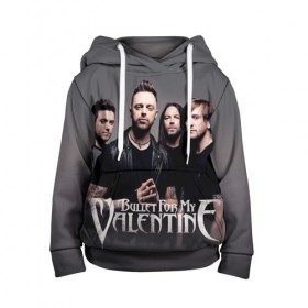 Детская толстовка 3D с принтом Bullet For My Valentine в Курске, 100% полиэстер | двухслойный капюшон со шнурком для регулировки, мягкие манжеты на рукавах и по низу толстовки, спереди карман-кенгуру с мягким внутренним слоем | jamie mathias | jason james | matthew tuck | michael moose thomas | michael padget | nick crandle | джейми матиас | джейсон джеймс | майкл паджет | майкл томас | мэттью так | ник крэндл | пуля для моей возлюбленной