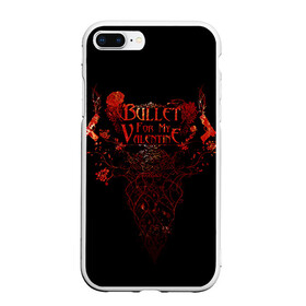 Чехол для iPhone 7Plus/8 Plus матовый с принтом Bullet For My Valentine в Курске, Силикон | Область печати: задняя сторона чехла, без боковых панелей | пуля для моей возлюбленной