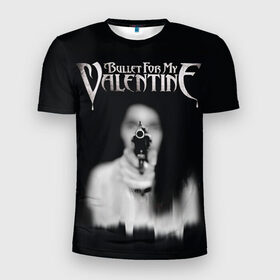 Мужская футболка 3D спортивная с принтом Bullet For My Valentine в Курске, 100% полиэстер с улучшенными характеристиками | приталенный силуэт, круглая горловина, широкие плечи, сужается к линии бедра | пуля для моей возлюбленной