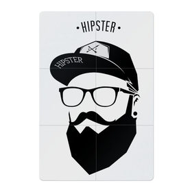 Магнитный плакат 2Х3 с принтом Hipster в Курске, Полимерный материал с магнитным слоем | 6 деталей размером 9*9 см | 