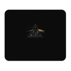 Коврик прямоугольный с принтом Pink Floyd Make Rainbow в Курске, натуральный каучук | размер 230 х 185 мм; запечатка лицевой стороны | англия | басы | британия | гитара | группа | логотип | музыка | песни | пинк флойд | призма | радуга | рок | свет