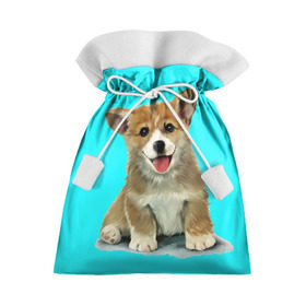 Подарочный 3D мешок с принтом Корги в Курске, 100% полиэстер | Размер: 29*39 см | Тематика изображения на принте: corgy | dog | korgi | puppy | вельш корги | кардиган | коржик | пемброк | собака | щенок