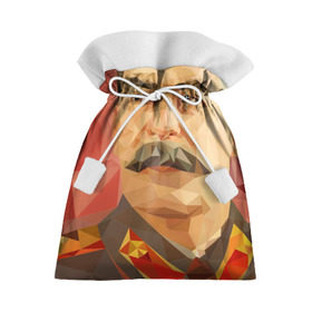 Подарочный 3D мешок с принтом Сталин в Курске, 100% полиэстер | Размер: 29*39 см | ссср | сталин
