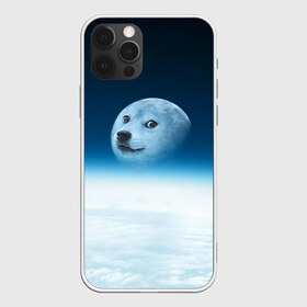 Чехол для iPhone 12 Pro Max с принтом Doge в Курске, Силикон |  | meme | доге | космос | луна