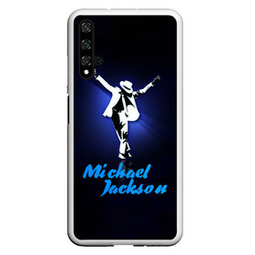 Чехол для Honor 20 с принтом Майкл Джексон в Курске, Силикон | Область печати: задняя сторона чехла, без боковых панелей | michael jackson | король
