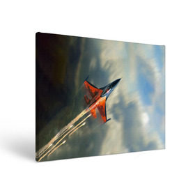 Холст прямоугольный с принтом Красный F16 в Курске, 100% ПВХ |  | Тематика изображения на принте: самолет