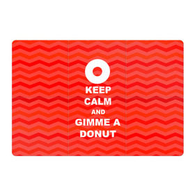Магнитный плакат 3Х2 с принтом Gimme a donut в Курске, Полимерный материал с магнитным слоем | 6 деталей размером 9*9 см | Тематика изображения на принте: keep calm | полосы | сериал | твин пикс | текстура | фильмы