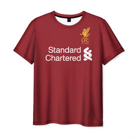 Мужская футболка 3D с принтом Ливерпуль в Курске, 100% полиэфир | прямой крой, круглый вырез горловины, длина до линии бедер | liverpool | коутиньо | ливер | фирмино | футбол
