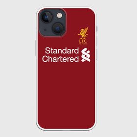Чехол для iPhone 13 mini с принтом Ливерпуль в Курске,  |  | liverpool | коутиньо | ливер | фирмино | футбол