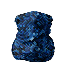 Бандана-труба 3D с принтом Blue style в Курске, 100% полиэстер, ткань с особыми свойствами — Activecool | плотность 150‒180 г/м2; хорошо тянется, но сохраняет форму | 