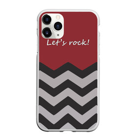 Чехол для iPhone 11 Pro матовый с принтом Lets rock! в Курске, Силикон |  | lets rock | twin peaks | давайте сделаем это | даян | даяна | диана | дэвид линч | карлик | твин пикс