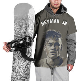 Накидка на куртку 3D с принтом Неймар в Курске, 100% полиэстер |  | neymar | neymar jr | paris saint germain | psg | бразилия | младший | неймар | пари сен жермен | петух | петушок | псж | футбик | футбол | футбольчик