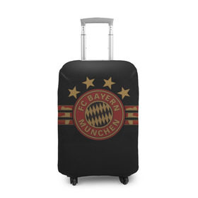 Чехол для чемодана 3D с принтом Бавария Мюнхен в Курске, 86% полиэфир, 14% спандекс | двустороннее нанесение принта, прорези для ручек и колес | fc bayern munchen | football | бавария | бавария мюнхен | германия | клуб | спорт | футбол | эмблема