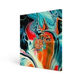 Холст квадратный с принтом Лиса художник в Курске, 100% ПВХ |  | 3d | abstract | abstraction | fox | spray | абстракция | животные | кисти | краски | лиса | лисица | текстуры | художник