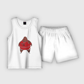Детская пижама с шортами хлопок с принтом Fat Jordan в Курске,  |  | basketball | bulls | chicago | jordan | michael | nba | sport | баскетбол | буллс | джордан | майкл | нба | спорт | чикаго