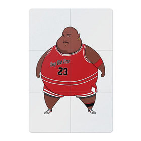 Магнитный плакат 2Х3 с принтом Fat Jordan в Курске, Полимерный материал с магнитным слоем | 6 деталей размером 9*9 см | Тематика изображения на принте: basketball | bulls | chicago | jordan | michael | nba | sport | баскетбол | буллс | джордан | майкл | нба | спорт | чикаго