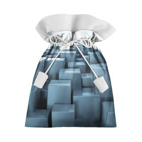 Подарочный 3D мешок с принтом Кубическая текстура в Курске, 100% полиэстер | Размер: 29*39 см | Тематика изображения на принте: abstract | abstraction | block | tessera | абстракция | кубики | текстура