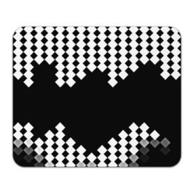 Коврик прямоугольный с принтом Шахматная клетка в Курске, натуральный каучук | размер 230 х 185 мм; запечатка лицевой стороны | abstract | abstraction | block | tessera | абстракция | клетка | кубики | текстура