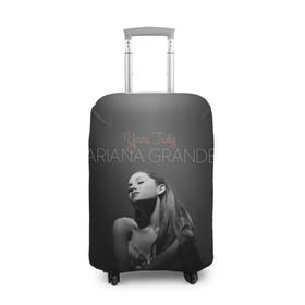 Чехол для чемодана 3D с принтом Ariana Grande в Курске, 86% полиэфир, 14% спандекс | двустороннее нанесение принта, прорези для ручек и колес | ariana grande