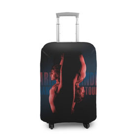 Чехол для чемодана 3D с принтом Ariana Grande в Курске, 86% полиэфир, 14% спандекс | двустороннее нанесение принта, прорези для ручек и колес | Тематика изображения на принте: ariana grande