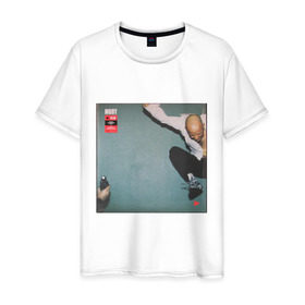 Мужская футболка хлопок с принтом Moby 2 в Курске, 100% хлопок | прямой крой, круглый вырез горловины, длина до линии бедер, слегка спущенное плечо. | moby | моби
