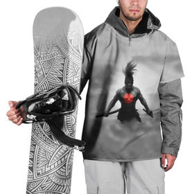 Накидка на куртку 3D с принтом Самурай в Курске, 100% полиэстер |  | Тематика изображения на принте: ниндзя | самурай | туман | япония