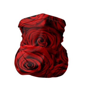 Бандана-труба 3D с принтом Красные розы в Курске, 100% полиэстер, ткань с особыми свойствами — Activecool | плотность 150‒180 г/м2; хорошо тянется, но сохраняет форму | букет | красный | розы | цветы