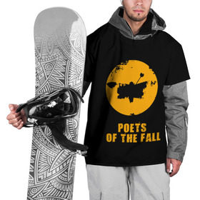 Накидка на куртку 3D с принтом poets of the fall в Курске, 100% полиэстер |  | poets of the fall | rock | альтернатива | музыка | поэты | рок | фины