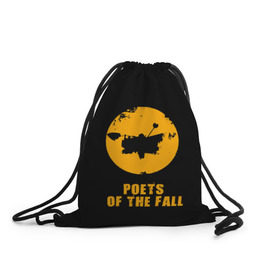Рюкзак-мешок 3D с принтом poets of the fall в Курске, 100% полиэстер | плотность ткани — 200 г/м2, размер — 35 х 45 см; лямки — толстые шнурки, застежка на шнуровке, без карманов и подкладки | poets of the fall | rock | альтернатива | музыка | поэты | рок | фины