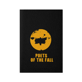 Обложка для паспорта матовая кожа с принтом poets of the fall в Курске, натуральная матовая кожа | размер 19,3 х 13,7 см; прозрачные пластиковые крепления | poets of the fall | rock | альтернатива | музыка | поэты | рок | фины