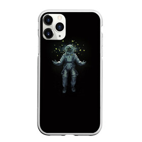 Чехол для iPhone 11 Pro матовый с принтом Космонавт с Бабочками в Курске, Силикон |  | астронавт | время первых | вселенная | гагарин | галактика | гравитация | звезды | интерстеллар | космический | луна | магия | млечный путь | невесомость | полет | скафандр | черная дыра